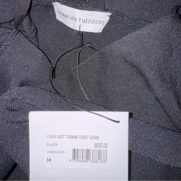 Scanlan Theodore Crepe Knit Turban Twist Gown - Picture 6 of 13